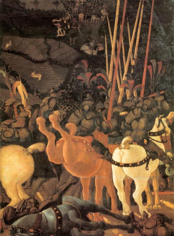 UCCELLO, Paolo Bernardino della Ciarda Thrown Off His Horse (detail) wt Spain oil painting art